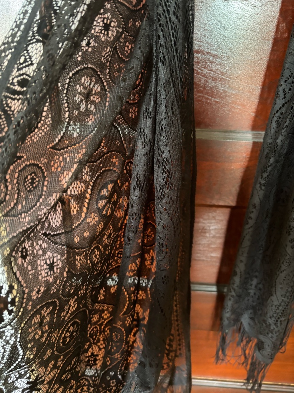 Black Lace Shawl